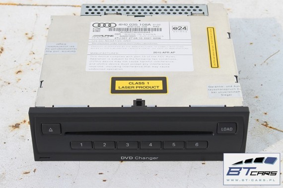 AUDI A8 VW TOUAREG ZMIENIARKA PŁYT DVD 4H0035108A 4H0035108 4H0035108B 4H0035108C 4H0035108D 4H0035108F 4H0035108B 4H0035108A