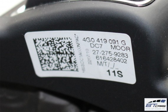 AUDI A1 A6 A7 KIEROWNICA BIEGI 4G0419091G 4G0419091S 4G0 419 091 G DC7 brązowy moor 4G0419091BE 4G0419091S 4G0419091G 4G0419091