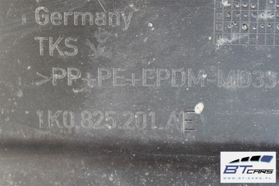 VW AUDI SEAT SKODA OSŁONA PODŁOGI 1K0825201AE 1K0825202BK 1K0 825 201 AE 1K0 825 202 BK wykończenie 1K0825201AE 1K0825202BK