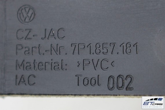 VW TOUAREG KONSOLA DESKA ROZDZIELCZA KOKPIT PULPIT CZARNA 7P0 7P 7P1857003 7P1 857 003 7P1857003 7P1857003 7P1857003 7P1857003