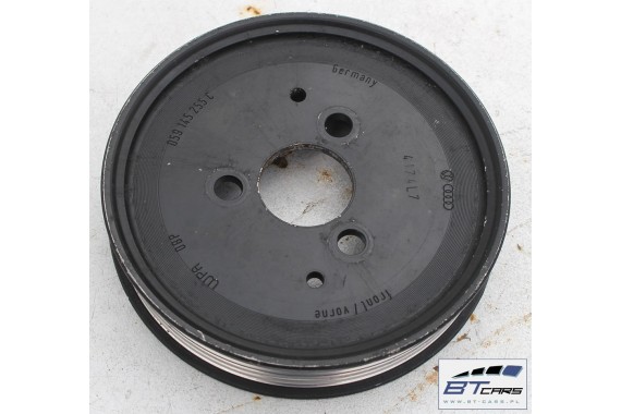 VW AUDI KOŁO PASOWE POMPY WSPOMAGANIA 059145255C 059145255A 059145255B 059 145 255 C  059145255C 059145255A 059145255B 059145255
