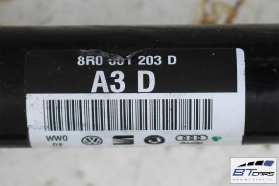 AUDI A6 A7 A8 Q5 PÓŁOŚ TYŁ 8R0501203D 8R0501204D tylna 8R0 501 203 D 8R0 501 204 D  4G, 4H, 8R