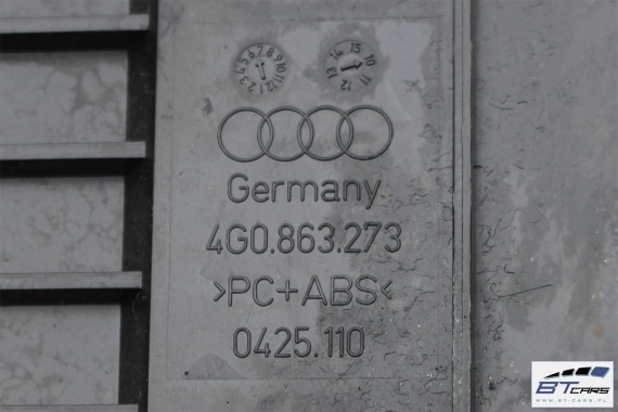 AUDI A7 LISTWY OZDOBNE LISTWA DEKOR DEKORY WYKOŃCZENIE TAPICERKA 4G0863273 4G8864261 4G8867409E 4G8867410E 4G8867419D 4G8867420D