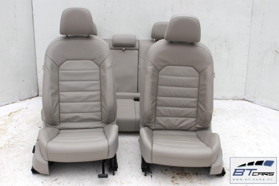 VW GOLF 7 VII FOTELE KOMPLET FOTELI siedzeń siedzenia fotel tapicerka 5G 5G4 5G0 skóra kolor mocca 5-drzwiowe drzwi USA