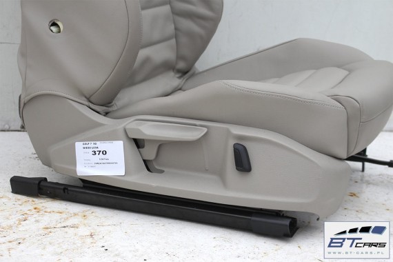 VW GOLF 7 VII FOTELE KOMPLET FOTELI siedzeń siedzenia fotel tapicerka 5G 5G4 5G0 skóra kolor mocca 5-drzwiowe drzwi USA
