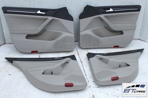 VW GOLF 7 VII FOTELE KOMPLET FOTELI siedzeń siedzenia fotel tapicerka 5G 5G4 5G0 skóra kolor mocca 5-drzwiowe drzwi USA