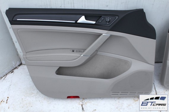 VW GOLF 7 VII FOTELE KOMPLET FOTELI siedzeń siedzenia fotel tapicerka 5G 5G4 5G0 skóra kolor mocca 5-drzwiowe drzwi USA