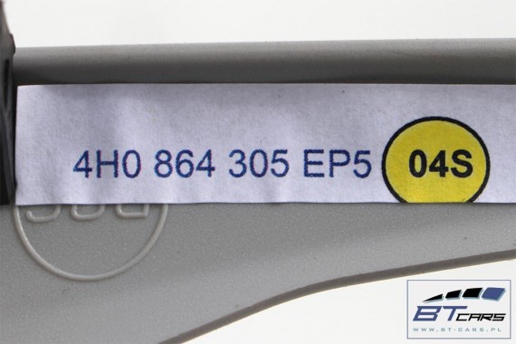 AUDI A8 ROLETA TYŁ elektryczna PÓŁKI TYLNEJ BAGAŻNIKA 4H0 863 412 4H0863412 Kolor: CV5 - czarny soul  d4 4H0864305 4H0864306