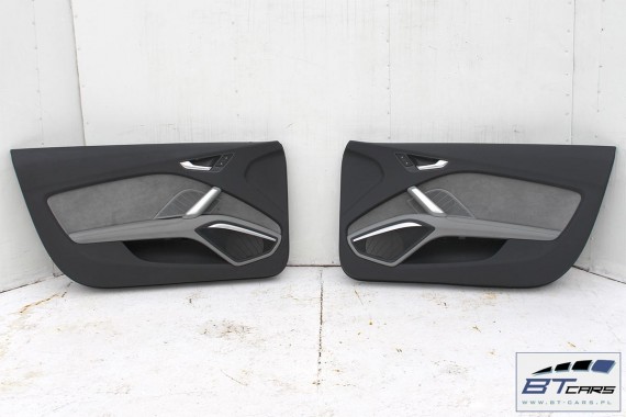 AUDI TT BOCZKI DRZWIOWE BOCZEK DRZWI TAPICERKA 8S skóra 8S0867103 8S0867104 8S0867173 8S0867174 czarno szare Bang & 8S1867105