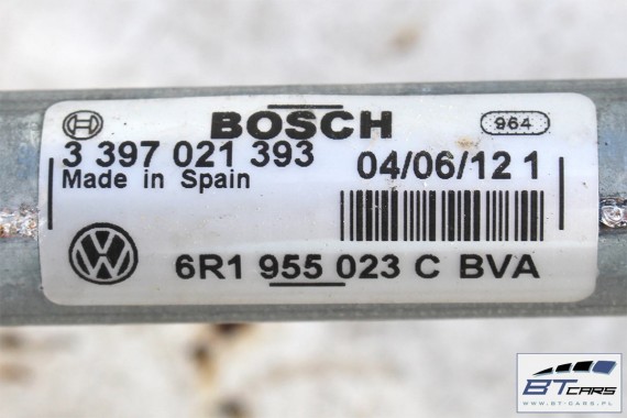 VW POLO MECHANIZM WYCIERACZEK 6R1955023C 6R1955119A podstawa silniczek 6R1 955 023 6R1955119A 6R1955023B 6R1955023D 6R1955023