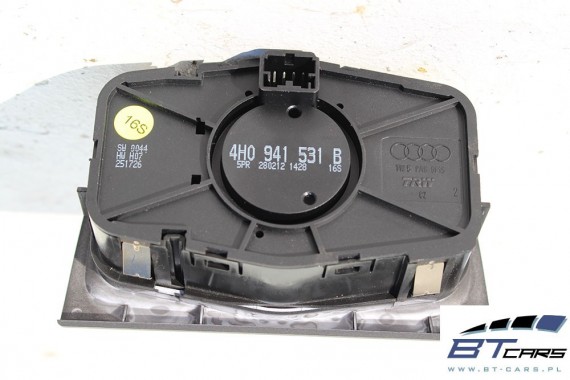 AUDI A8 PRZEŁĄCZNIK WŁĄCZNIK ŚWIATEŁ 4H0941531B 5PR czarny 4H0 941 531 B 4H0941531B 4H 4H0941531B 4H0941531B 4H0941531 4H0941531