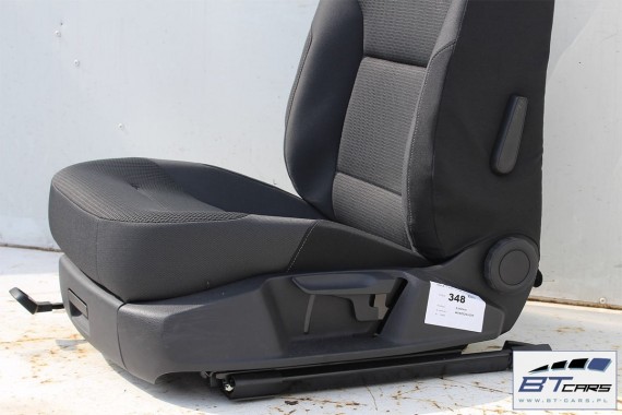 VW GOLF 7 VII FOTELE KOMPLET FOTELI siedzeń siedzenia fotel tapicerka 5G 5G4 welur kolor czarny 5G0