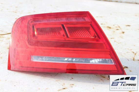 AUDI A8 4H D4 LX7U TYŁ ZDERZAK tylny + LAMPY + KLAPA BAGAŻNIKA + lampa Led ledy 4H0 2010-2014 Kolor: szary Oolonggrau 4H0807511