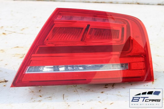 AUDI A8 4H D4 LX7U TYŁ ZDERZAK tylny + LAMPY + KLAPA BAGAŻNIKA + lampa Led ledy 4H0 2010-2014 Kolor: szary Oolonggrau 4H0807511