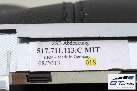 VW GOLF 7 SPORTSVAN GAŁKA ZMIANY BIEGÓW 517711113C MIT - czerń satynowa / srebrny 517 711 113 C 517711113B 517711113C 517711113