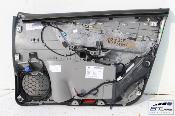 VW PASSAT B6 BOCZKI DRZWI BOCZEK TAPICERKA 3C 3C1867011 3C1867012 3C5867211 3C5867212 welur szare SEDAN drzwiowe