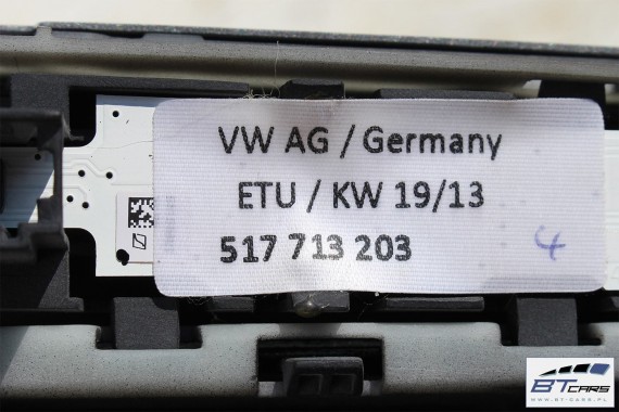 VW GOLF 7 SPORTSVAN GAŁKA ZMIANY BIEGÓW Z MIESZKIEM 517713203 KOMPLET GAŁKI + MIESZEK SKRZYNIA AUTOMAT GAŁKI