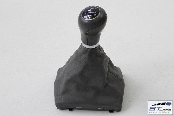 AUDI A4 A5 Q5 GAŁKA ZMIANY BIEGÓW MIESZEK 8K 8R 8K0863278 8K0 863 278 skóra skórzana 8K0863278 skrzynia biegów manualna szara