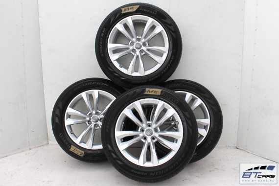 AUDI Q7 FELGI 19 4M0601025C OPONY LETNIE KOŁA felga 4M0 601 025 C 8,5J*19H2 ET28 opona LATO Pirelli Scorpion Verde 255/55/19 4M
