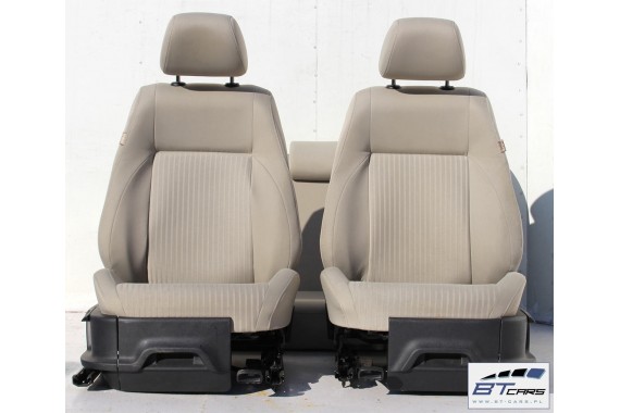 VW POLO FOTELE KOMPLET FOTELI siedzeń siedzenia tapicerka 6R3 6R0 3-drzwiowy welur kolor beż beżowy 6R 6C