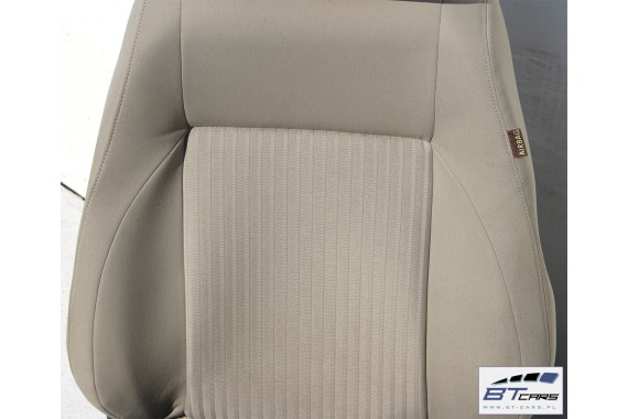 VW POLO FOTELE KOMPLET FOTELI siedzeń siedzenia tapicerka 6R3 6R0 3-drzwiowy welur kolor beż beżowy 6R 6C