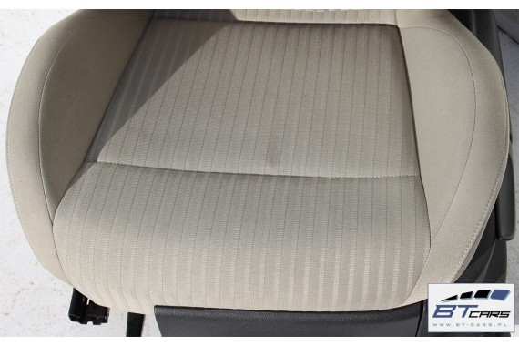 VW POLO FOTELE KOMPLET FOTELI siedzeń siedzenia tapicerka 6R3 6R0 3-drzwiowy welur kolor beż beżowy 6R 6C