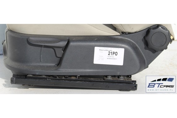 VW POLO FOTELE KOMPLET FOTELI siedzeń siedzenia tapicerka 6R3 6R0 3-drzwiowy welur kolor beż beżowy 6R 6C