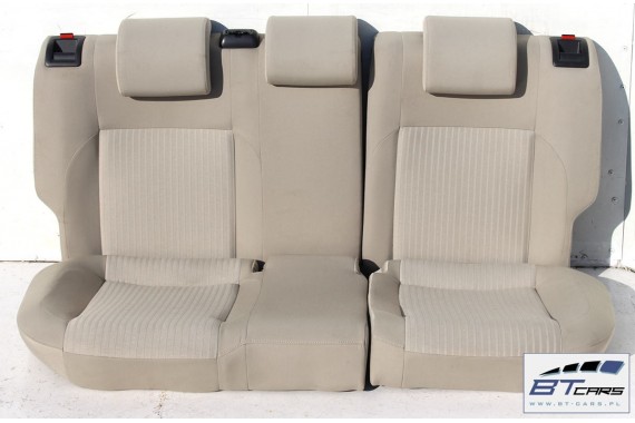 VW POLO FOTELE KOMPLET FOTELI siedzeń siedzenia tapicerka 6R3 6R0 3-drzwiowy welur kolor beż beżowy 6R 6C