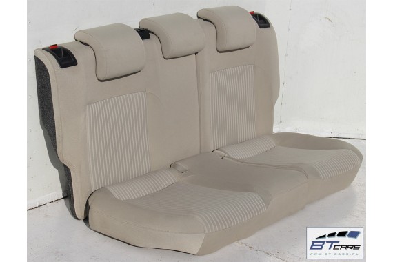 VW POLO FOTELE KOMPLET FOTELI siedzeń siedzenia tapicerka 6R3 6R0 3-drzwiowy welur kolor beż beżowy 6R 6C