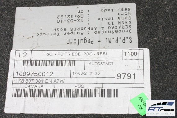 VW SCIROCCO 1K8 TYŁ LA7W ZDERZAK tylny + KLAPA BAGAŻNIKA + LAMPY lampa 1K8 Kolor: LA7W - srebrny 1K8827025 1K8945095 1K8945096