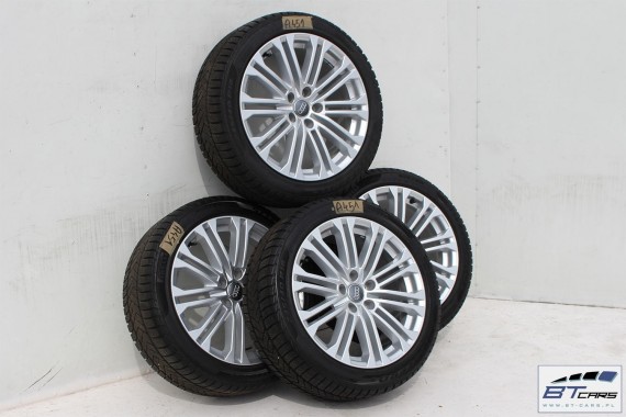 AUDI A4 A5 8W FELGI 18 cali 8W0601025EE KOŁA OPONY ZIMOWE felga 8J*18H2 ET31 opona ZIMA Pirelli SottoZero 3 245/40/18 97V B9 F5