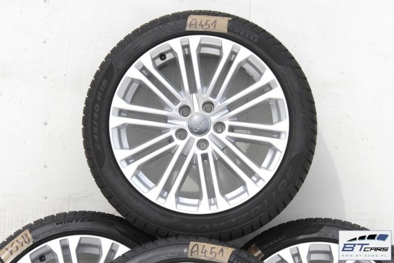 AUDI A4 A5 8W FELGI 18 cali 8W0601025EE KOŁA OPONY ZIMOWE felga 8J*18H2 ET31 opona ZIMA Pirelli SottoZero 3 245/40/18 97V B9 F5