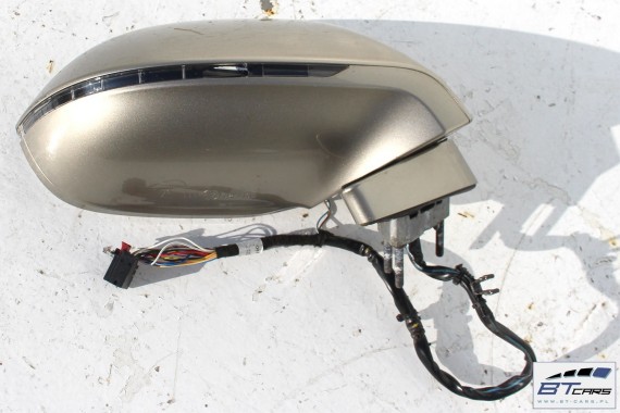 AUDI A7 LUSTERKO DRZWI PRAWE 14+2pin LZ1Y 4G zewnętrzne 14+2 pinów kabli foto 4G8857410 drzwiowowe