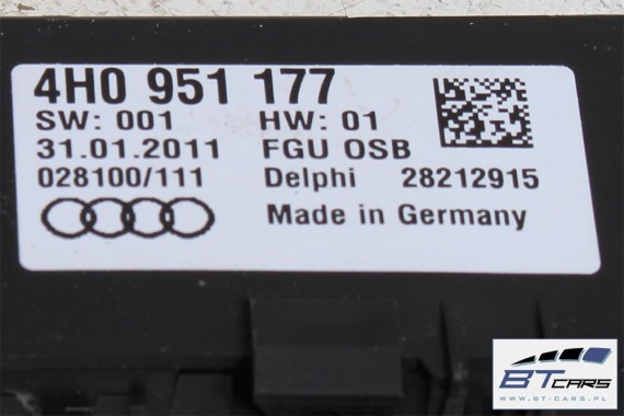 AUDI A8 CZUJNIK RUCHU 4H0951177 4H0 951 177 SAMOCHODOWY CZUJNIKI 4H0951177 4H0951177 4H0951177 4H0951177 4H0951177 4H0951177 4H