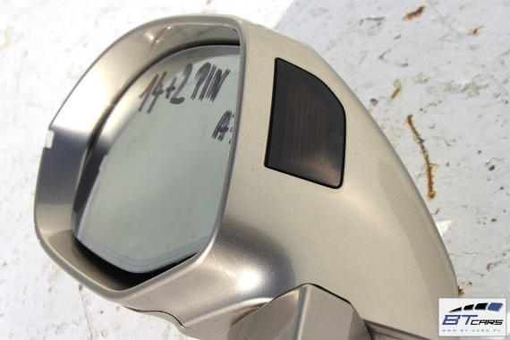 AUDI A7 LUSTERKO ZEWNĘTRZNE DRZWI LEWE 14+2 PIN 4G8 pinów kabli przewodów LZ1Y - beżowy (impala beige) foto 4G8857409