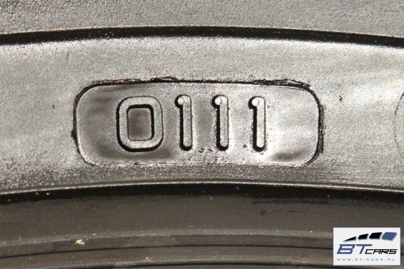 VW GOLF 7 VII  SPORTSVAN  FELGI STALOWE 16 OPONY LATO KOŁA felga 5Q0601027A 6,5J*16H2 ET46 opona Bridgestone Turanza 205/55/16