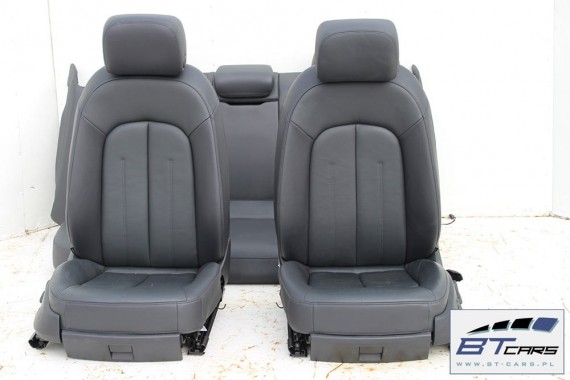 AUDI A6 4G SEDAN FOTELE KOMPLET FOTELI siedzeń siedzenia fotel tapicerka 4G5 skóra kolor czarny USA C7