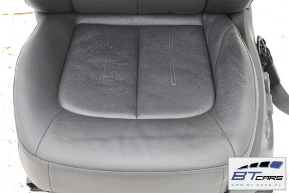 AUDI A6 4G SEDAN FOTELE KOMPLET FOTELI siedzeń siedzenia fotel tapicerka 4G5 skóra kolor czarny USA C7