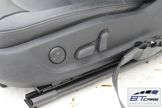 AUDI A6 4G SEDAN FOTELE KOMPLET FOTELI siedzeń siedzenia fotel tapicerka 4G5 skóra kolor czarny USA C7
