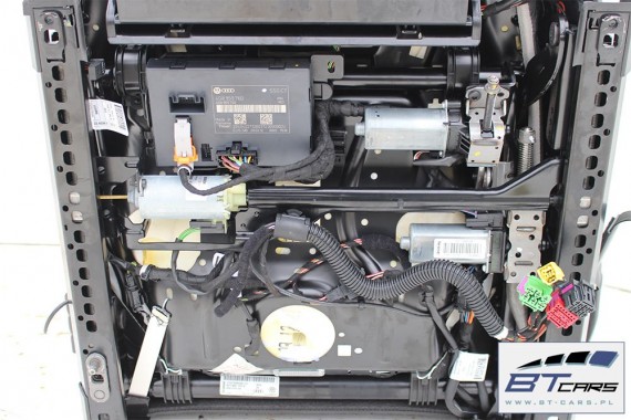 AUDI A6 4G SEDAN FOTELE KOMPLET FOTELI siedzeń siedzenia fotel tapicerka 4G5 skóra kolor czarny USA C7