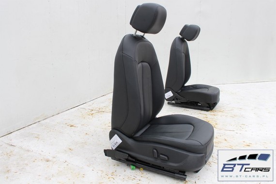 AUDI A6 4G SEDAN FOTELE KOMPLET FOTELI siedzeń siedzenia fotel tapicerka 4G5 skóra kolor czarny USA C7