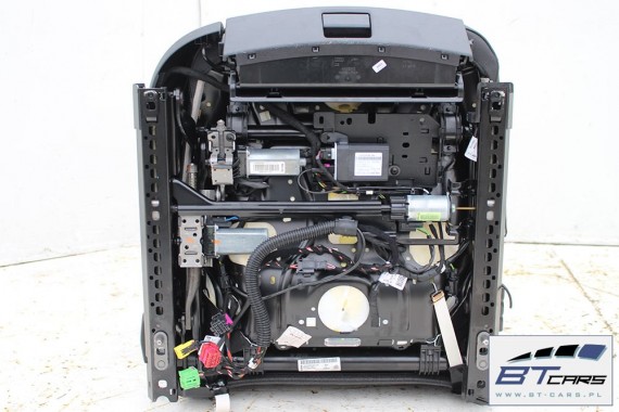 AUDI A6 4G SEDAN FOTELE KOMPLET FOTELI siedzeń siedzenia fotel tapicerka 4G5 skóra kolor czarny USA C7