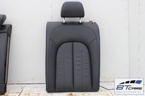 AUDI A6 4G SEDAN FOTELE KOMPLET FOTELI siedzeń siedzenia fotel tapicerka 4G5 skóra kolor czarny USA C7