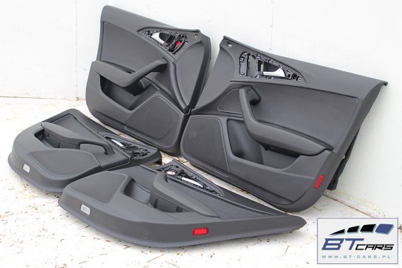 AUDI A6 4G SEDAN FOTELE KOMPLET FOTELI siedzeń siedzenia fotel tapicerka 4G5 skóra kolor czarny USA C7