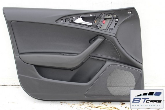 AUDI A6 4G SEDAN FOTELE KOMPLET FOTELI siedzeń siedzenia fotel tapicerka 4G5 skóra kolor czarny USA C7