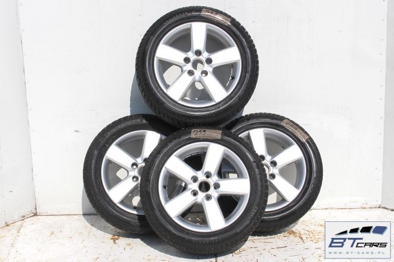 VW TOURAN GOLF V VI JETTA FELGI 16 OPONY ZIMA KOŁA felga 1T0601025M 6,5J*16H2 ET50 opona Dunlop SP Winter Sport 3D 205/55/16 91H