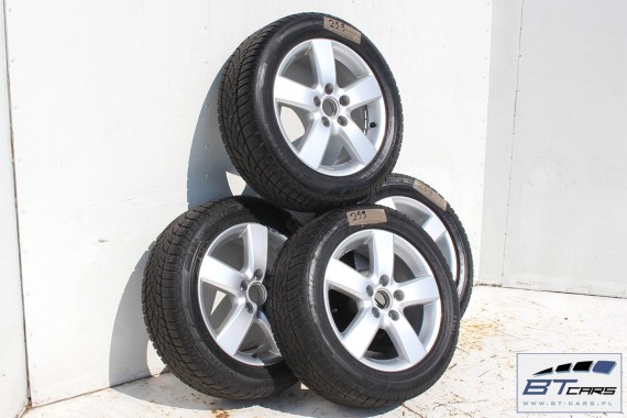VW TOURAN GOLF V VI JETTA FELGI 16 OPONY ZIMA KOŁA felga 1T0601025M 6,5J*16H2 ET50 opona Dunlop SP Winter Sport 3D 205/55/16 91H