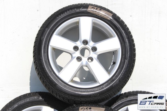 VW TOURAN GOLF V VI JETTA FELGI 16 OPONY ZIMA KOŁA felga 1T0601025M 6,5J*16H2 ET50 opona Dunlop SP Winter Sport 3D 205/55/16 91H