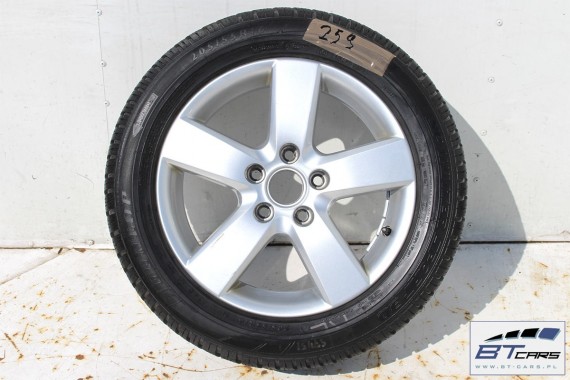VW TOURAN GOLF V VI JETTA FELGI 16 OPONY ZIMA KOŁA felga 1T0601025M 6,5J*16H2 ET50 opona Dunlop SP Winter Sport 3D 205/55/16 91H