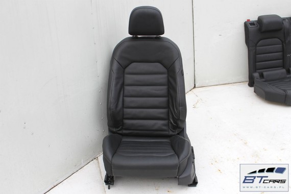 VW GOLF 7 VII FOTELE KOMPLET FOTELI siedzeń siedzenia fotel tapicerka 5G 5G4 5G0 skóra kolor czarny 5-drzwiowe drzwi